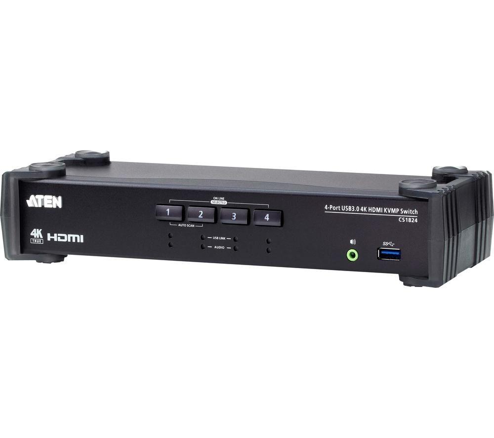 ATEN CS1824 4-Port USB 3.0 HDMI KVMP Switch image number 2 of 3