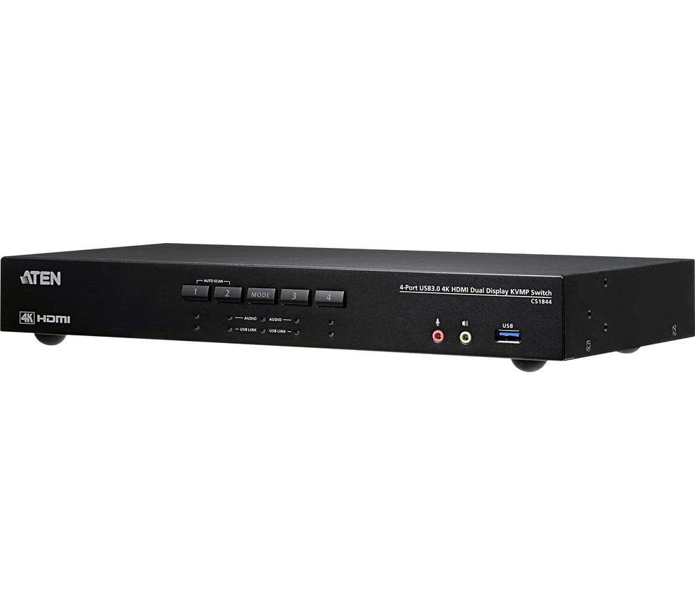 ATEN CS1844 4-Port USB 3.1 4K HDMI Dual Display KVMP Switch image number 2 of 3