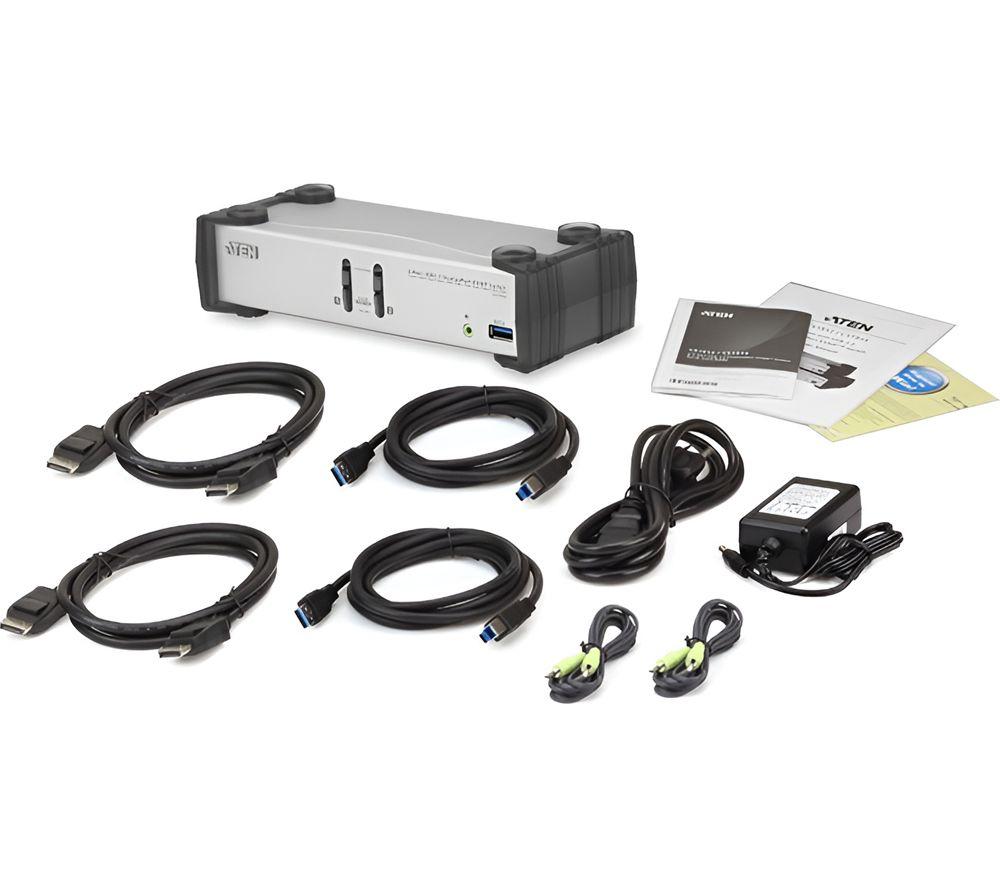 ATEN CS1912 2-Port USB 3.0 DisplayPort KVMP Switch image number 4 of 4