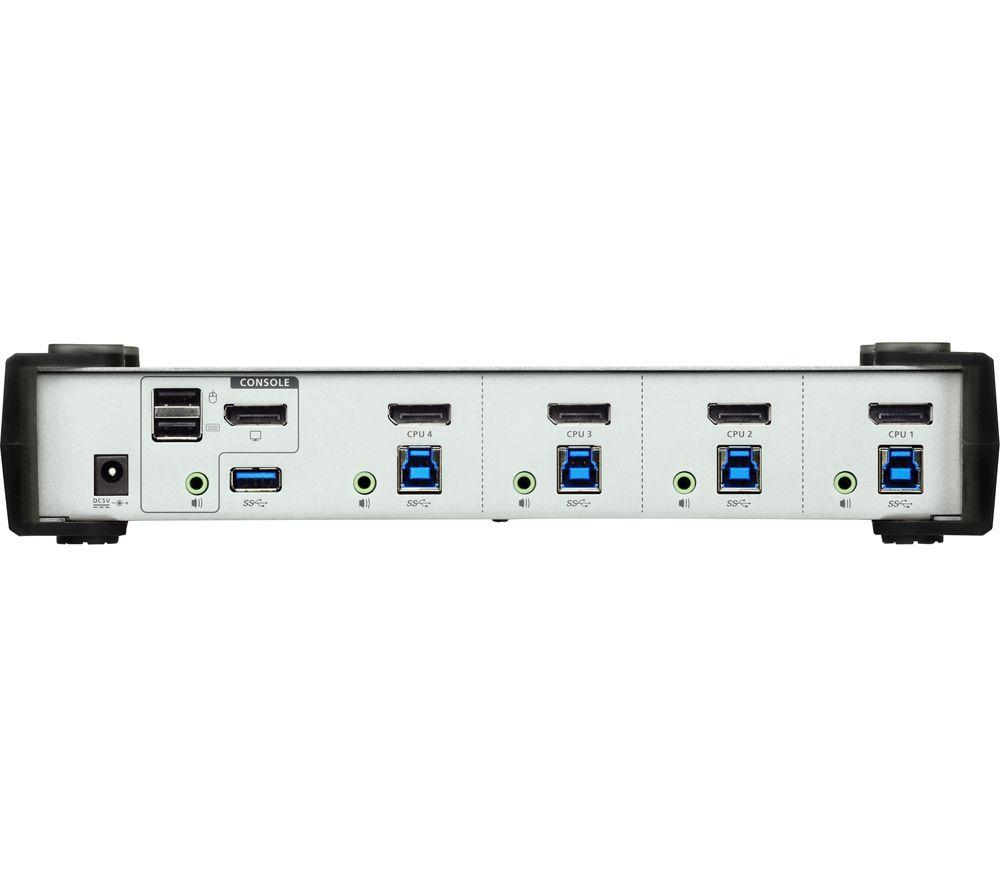 ATEN CS1914 4-Port USB 3.0 DisplayPort KVMP Switch image number 2 of 4