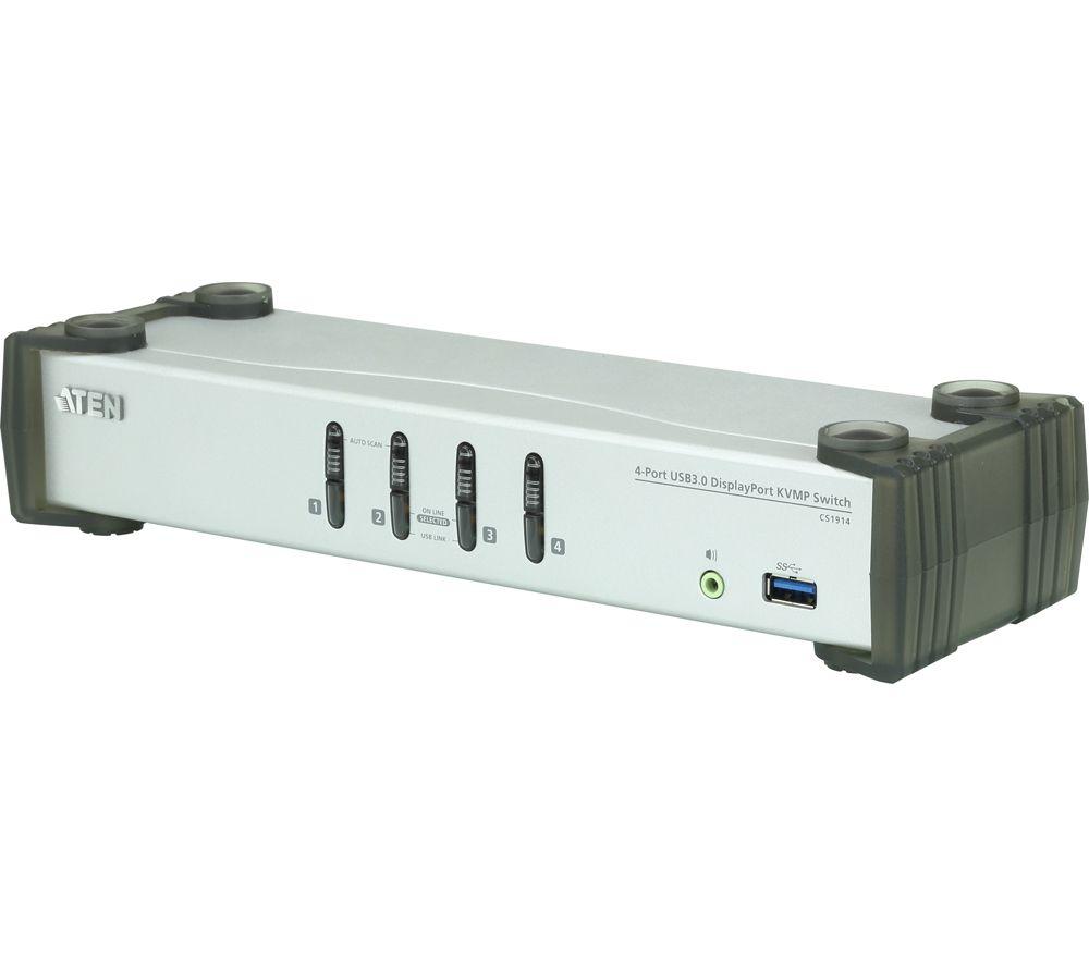 ATEN CS1914 4-Port USB 3.0 DisplayPort KVMP Switch image number 3 of 4
