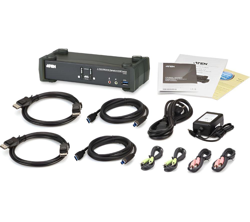 ATEN CS1914 4-Port USB 3.0 DisplayPort KVMP Switch image number 4 of 4