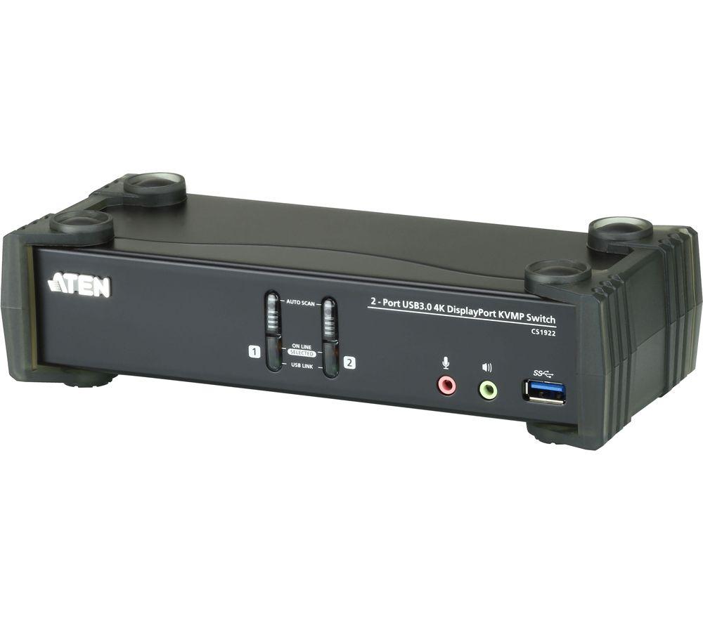 ATEN CS1922 2-Port USB 3.0 DisplayPort KVMP Switch image number 3 of 4