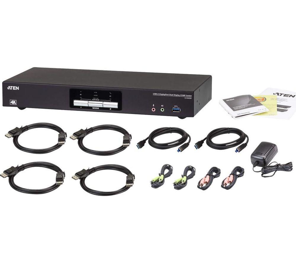ATEN CS1942DP 2-Port USB 3.1 4K HDMI Dual Display KVMP Switch image number 3 of 5