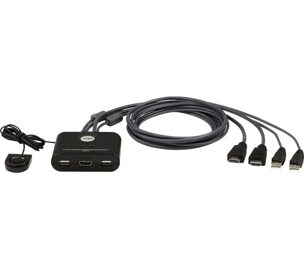 Aten Cs22hf 2-Port Usb Hdmi Kvm Switch