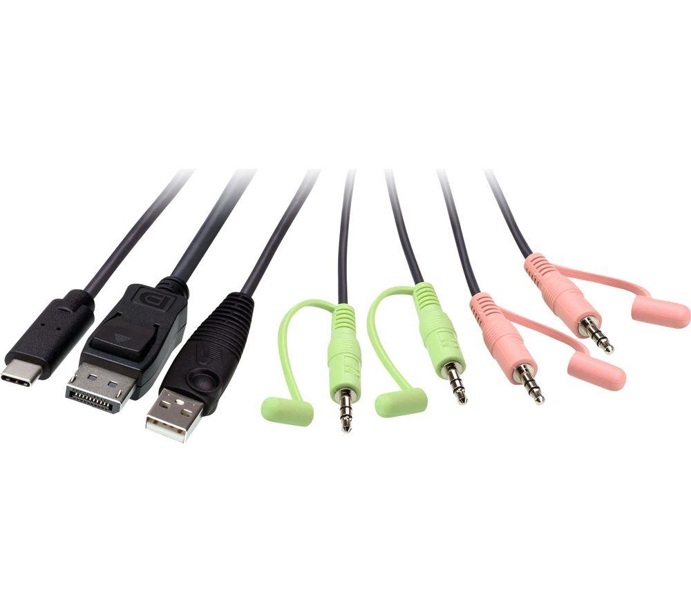 ATEN CS52DP 2-Port USB Type-C DisplayPort Hybrid Cable KVM Switch image number 5 of 7