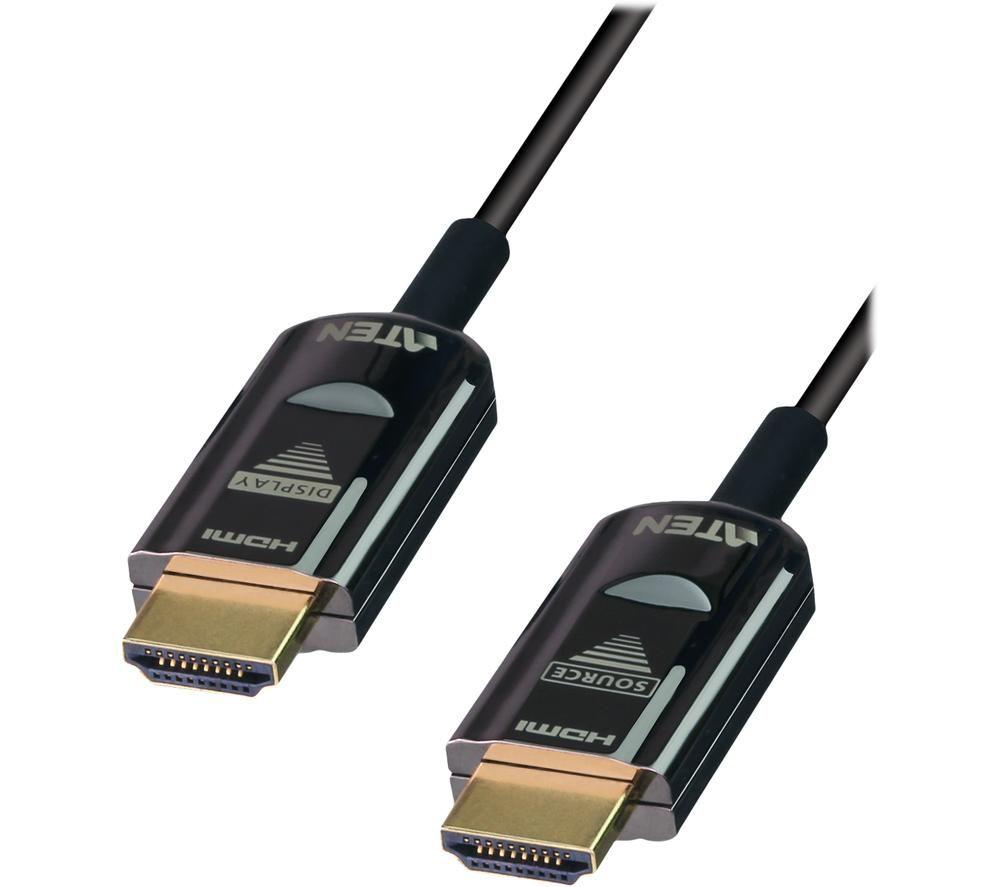 ATEN VanCryst VE781010 True 4K HDMI 2.0 Active Optical Cable - Black image number 2 of 4