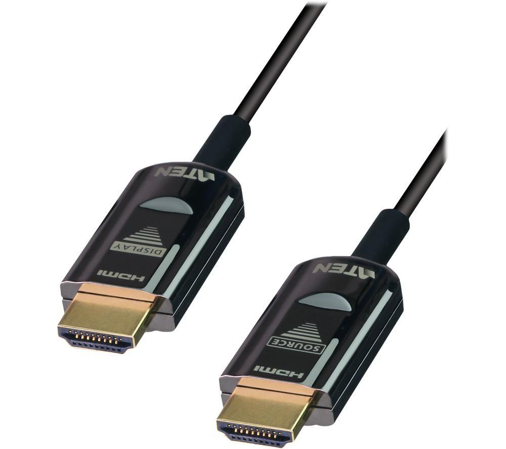 ATEN VanCryst VE781030 True 4K HDMI 2.0 Active Optical Cable - Black image number 2 of 4
