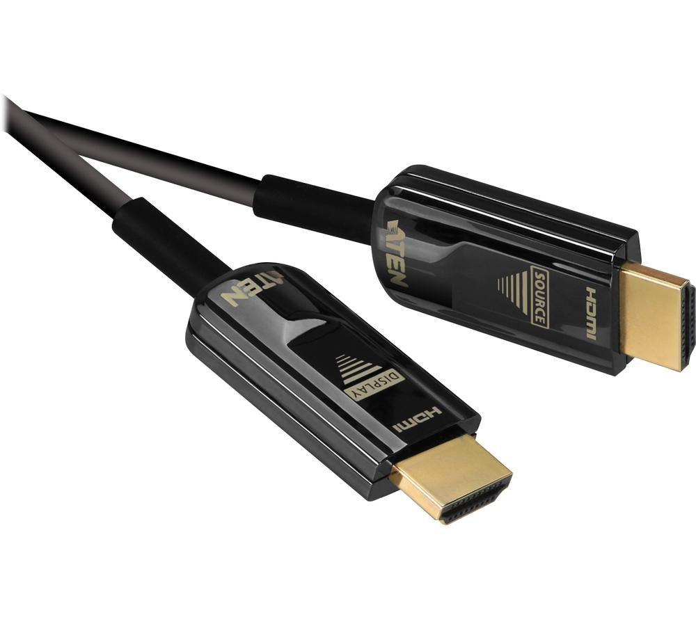 ATEN VanCryst VE781030 True 4K HDMI 2.0 Active Optical Cable - Black image number 3 of 4