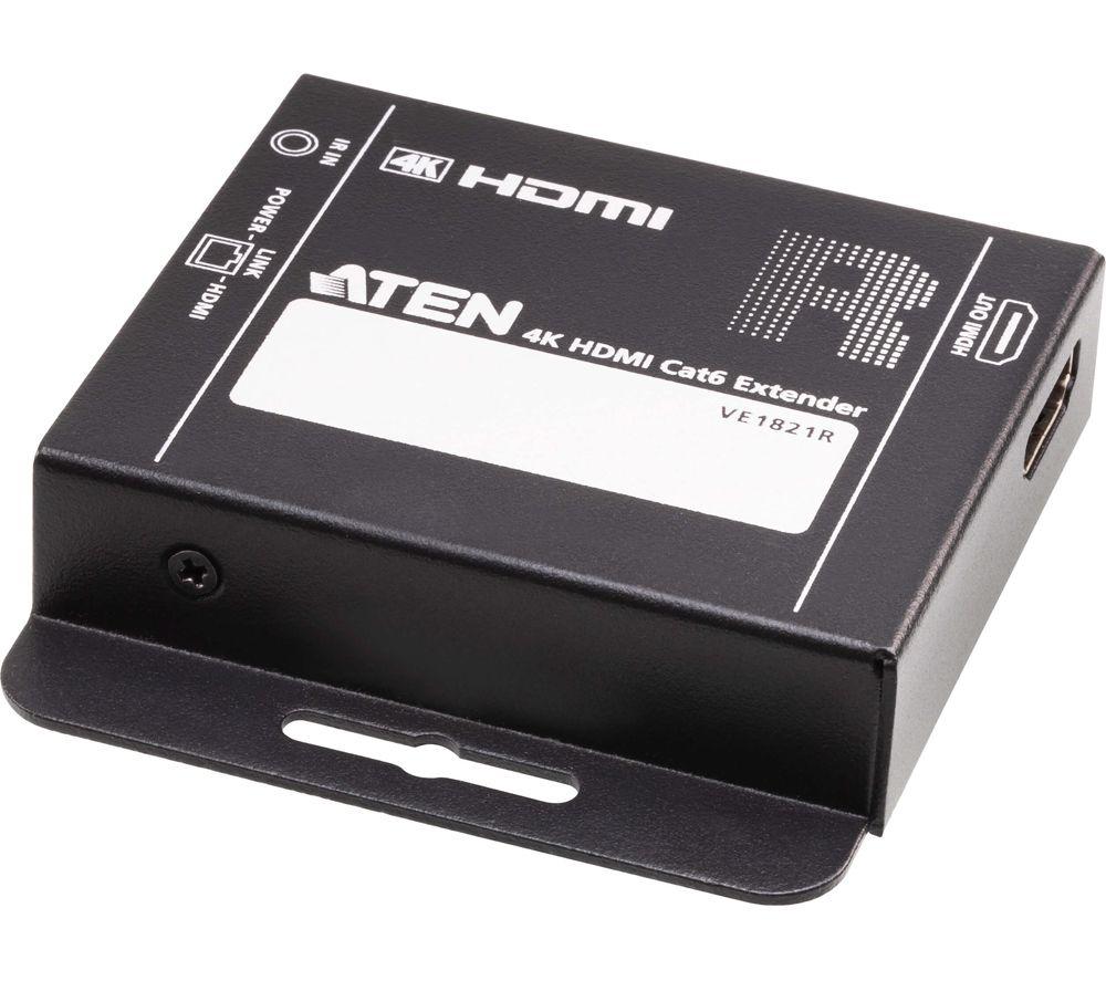 ATEN VS1824 4-Port 4K HDMI Cat 6 Splitter with Receivers image number 2 of 7