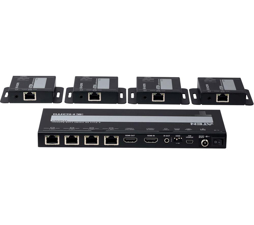 ATEN VS1824 4-Port 4K HDMI Cat 6 Splitter with Receivers image number 6 of 7