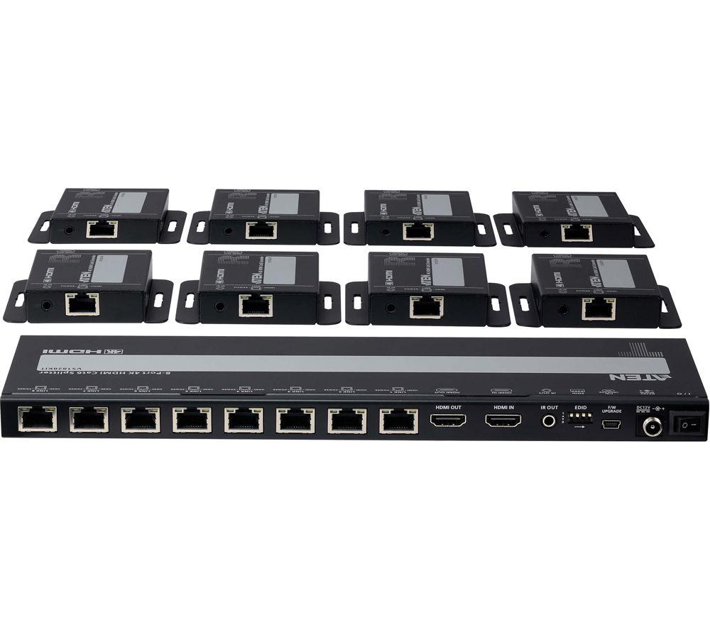 ATEN VS1828KIT 8-Port 4K HDMI Cat 6 Splitter with Receivers image number 4 of 7