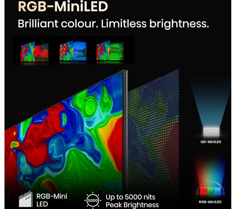 HISENSE UX 100" Tri-Chroma RGB Mini LED Smart AI TV with Freely - 100UXQTUK image number 5 of 11