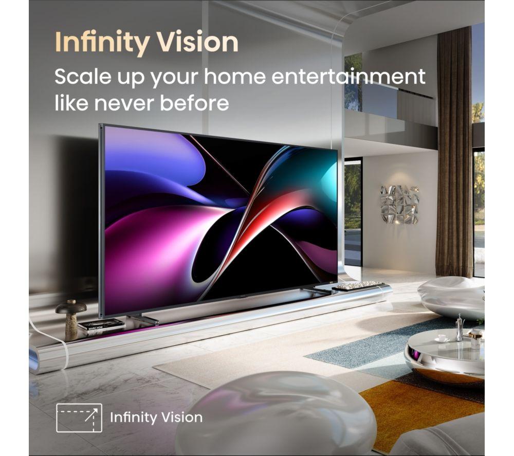 HISENSE UX 100" Tri-Chroma RGB Mini LED Smart AI TV with Freely - 100UXQTUK image number 10 of 11