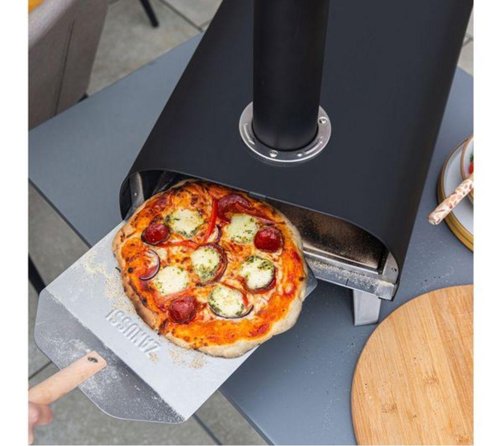 ZANUSSI ZPO1BPC Wood Pellet Pizza Oven - Black image number 8 of 16