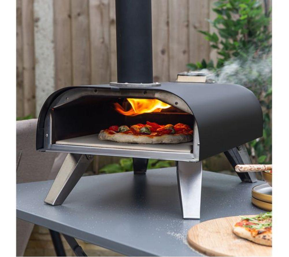 ZANUSSI ZPO1BPC Wood Pellet Pizza Oven - Black image number 10 of 16