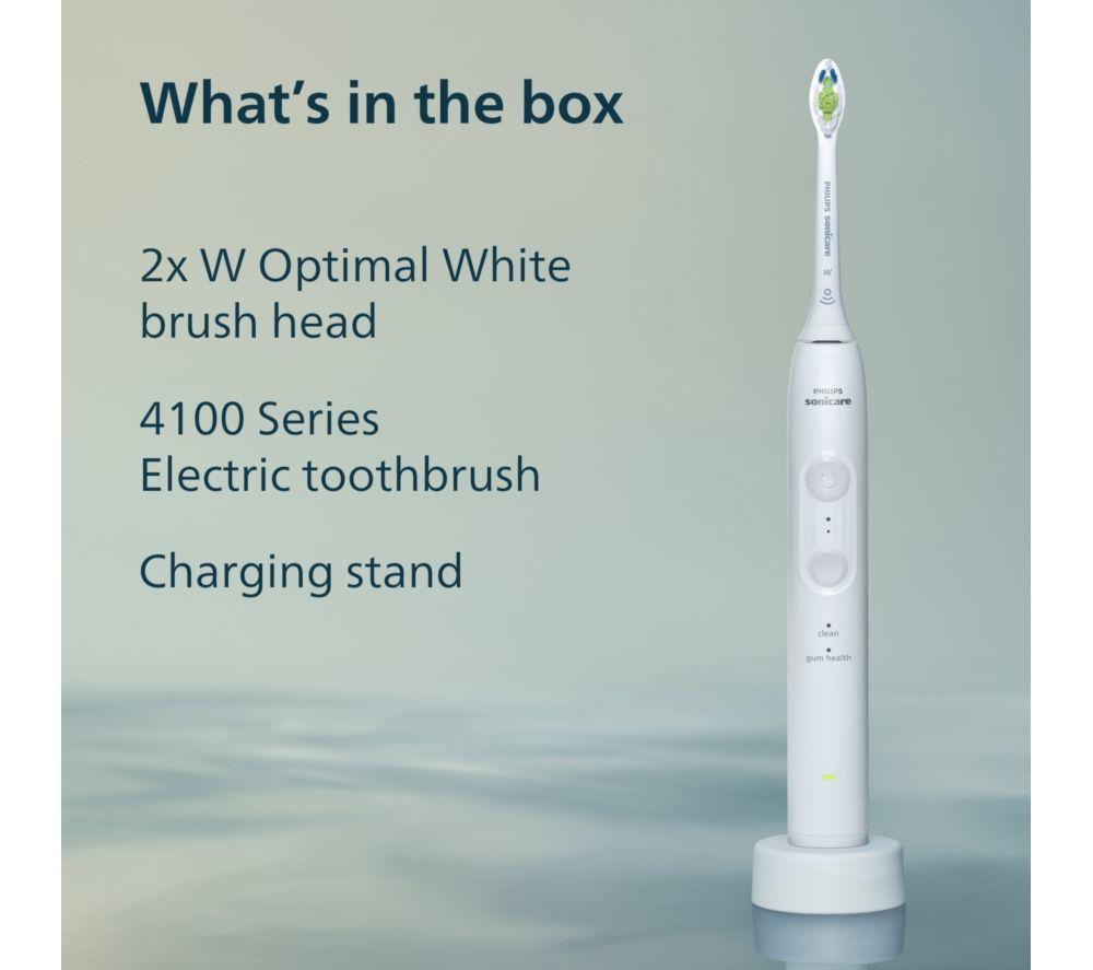 PHILIPS Sonicare 4100 HX4042/41 Electric Toothbrush - White image number 9 of 11