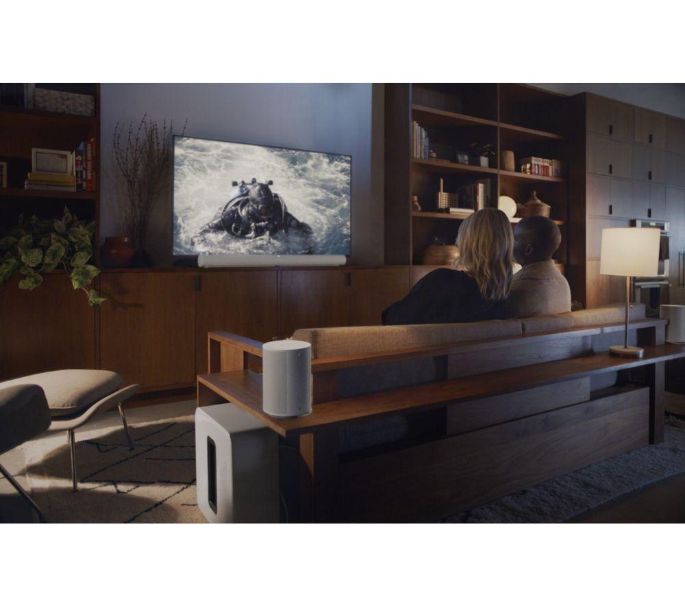 SONOS Era 100 SL Wireless Multi-room Speaker - White image number 4 of 5