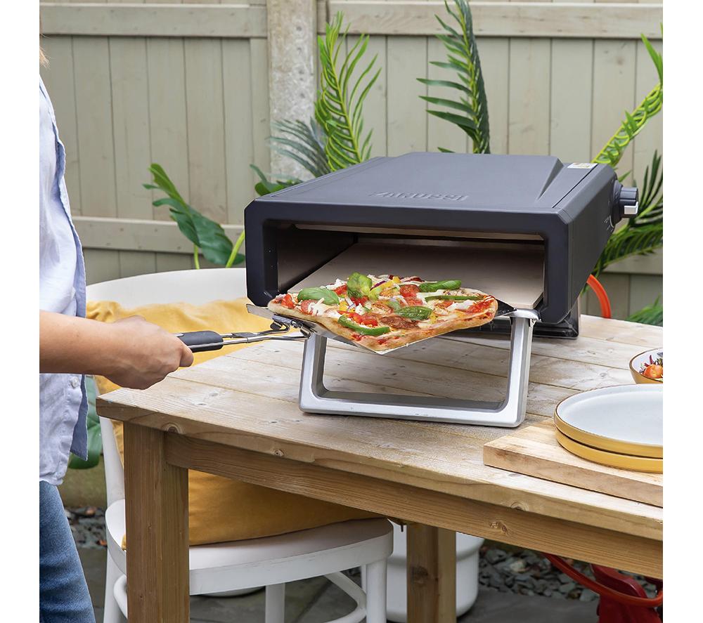 ZANUSSI ZGPO1PC Gas Powered Pizza Oven &ndash; Black image number 6 of 10