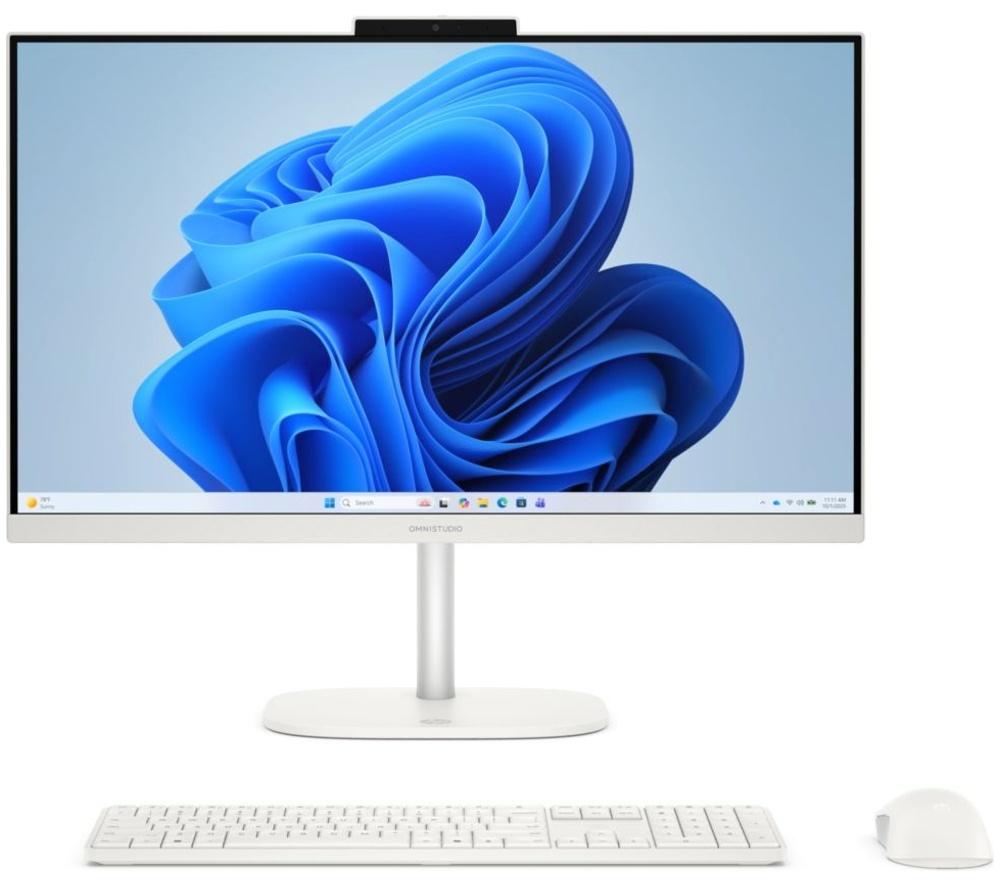 HP OmniStudio 24-cu0001na 23.8inch All-in-One PC - Intel®Core  5, 1 TB SSD, Cotton White