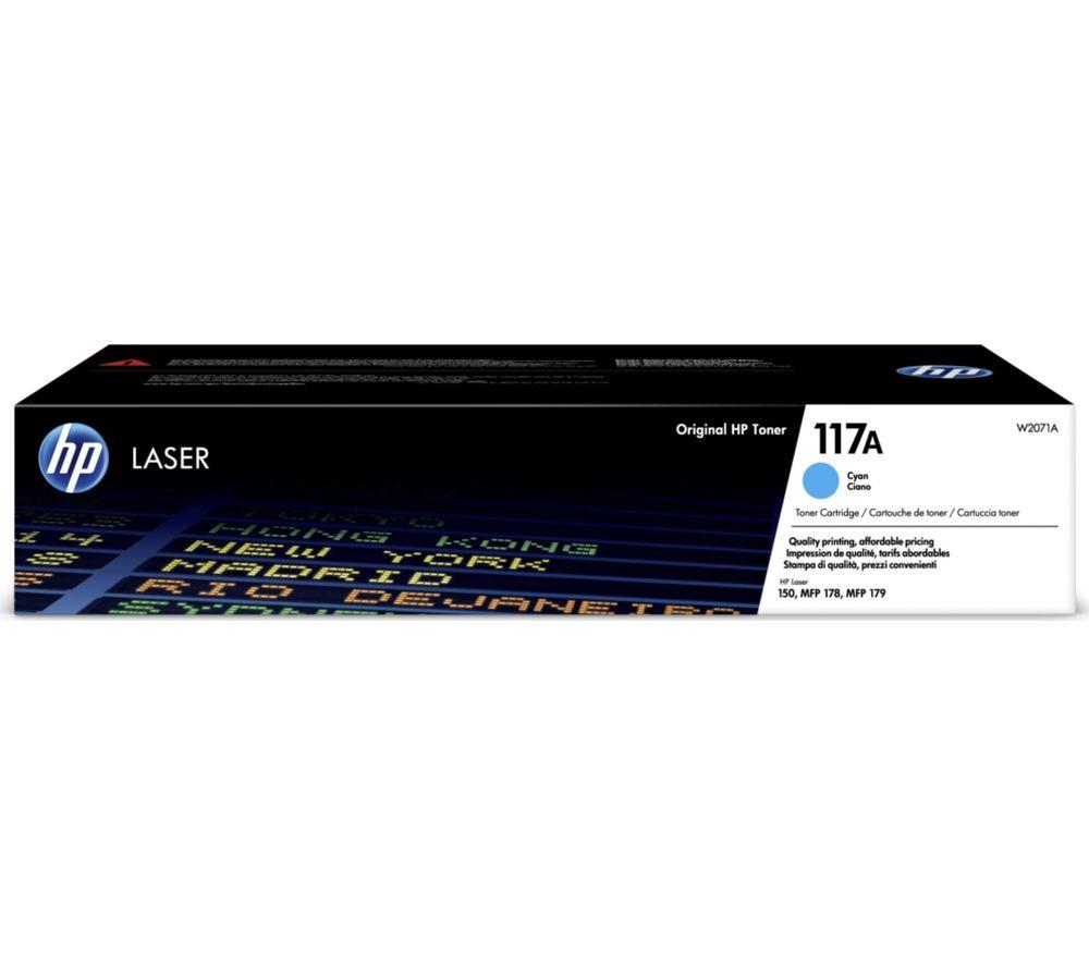 Hp 117A Cyan Toner Cartridge, Cyan