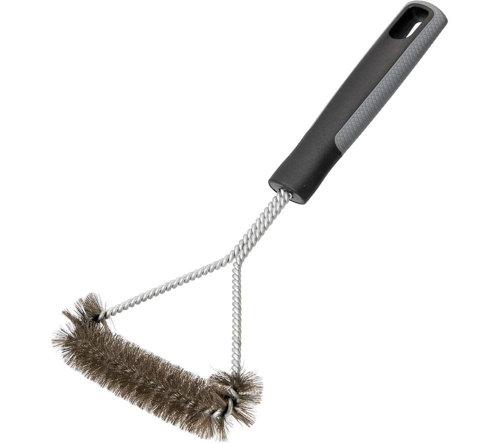 BBQ EQUIPMENT Triangle BBQ Cleaning Brush - Black & Grey image number 2 of 3