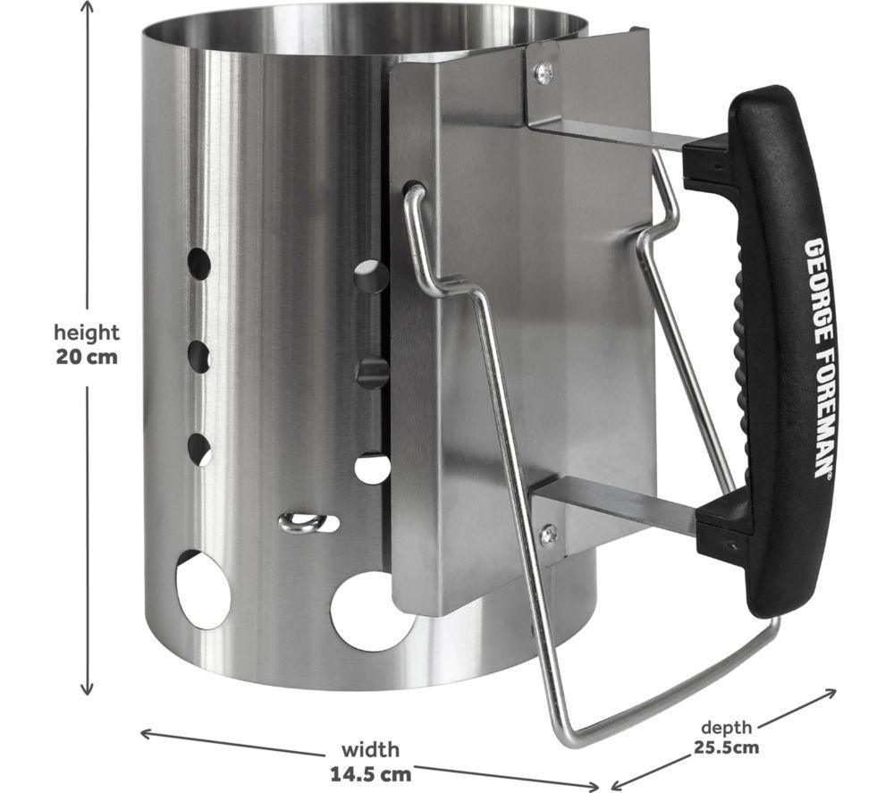 GEORGE FOREMAN Quick-Fire Chimney BBQ Starter - 14 cm image number 4 of 6