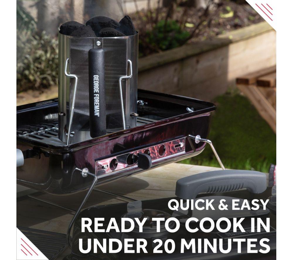 GEORGE FOREMAN Quick-Fire Chimney BBQ Starter - 14 cm image number 6 of 6