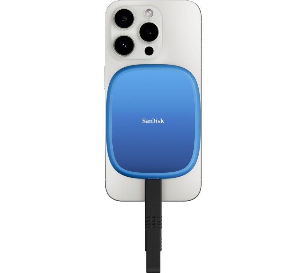 SANDISK Creator Phone MagSafe SSD - 2 TB, Blue image number 3 of 4