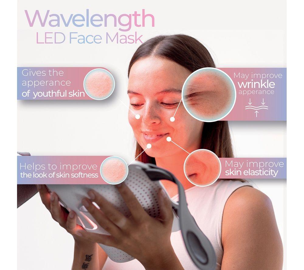 STYLPRO Wavelength 4-Mode LED Face Mask - White image number 5 of 9