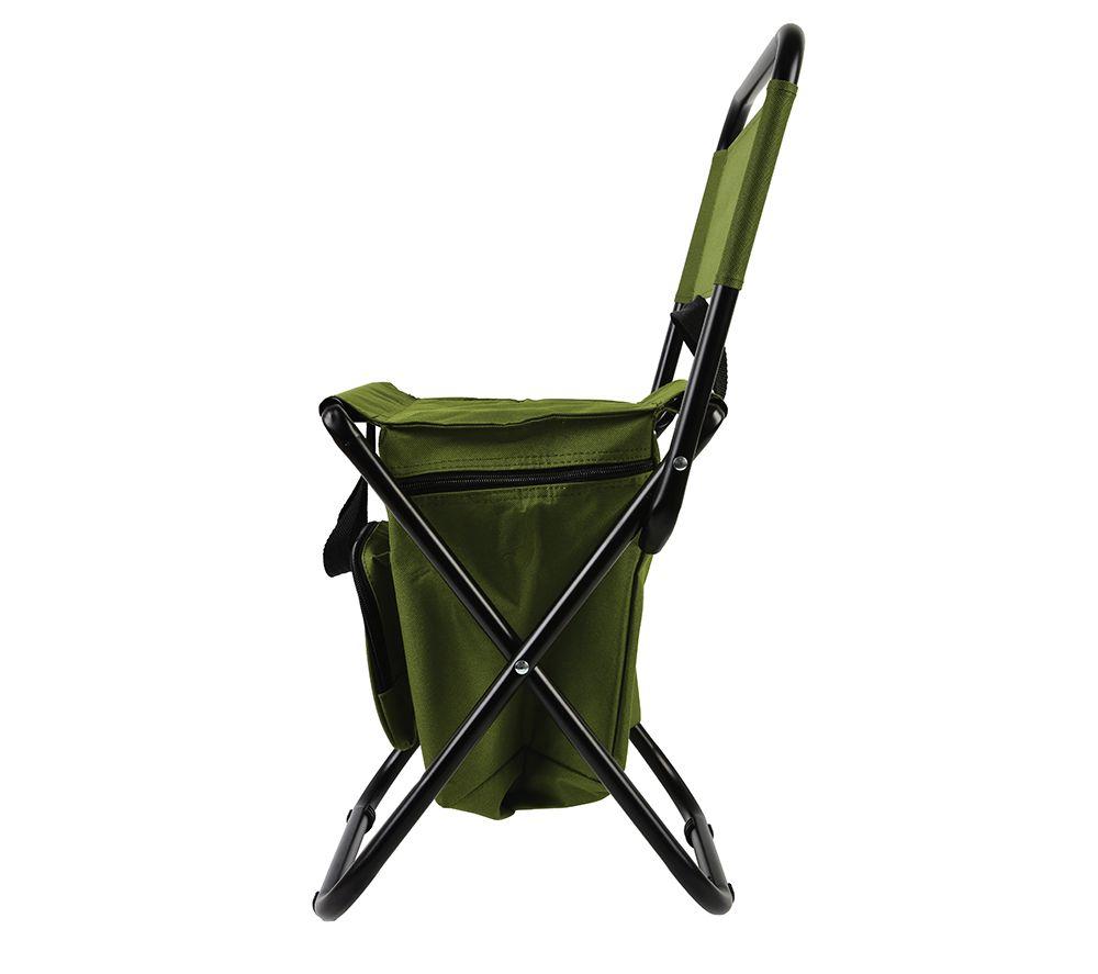 BROOKLYN Camping Chair with Thermal Bag & Wireless Speaker - Green & Black image number 3 of 5
