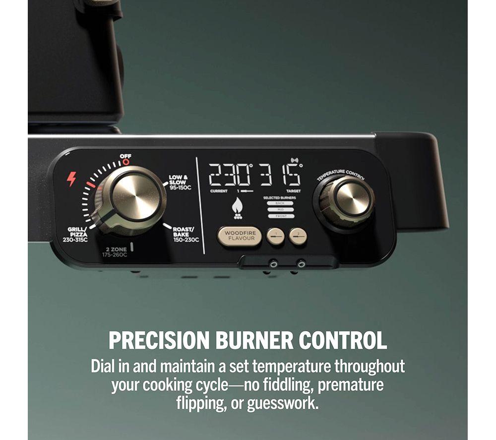 NINJA FlexFlame PG305UK Gas BBQ & Smart Cooking System - Black & Gold image number 11 of 15