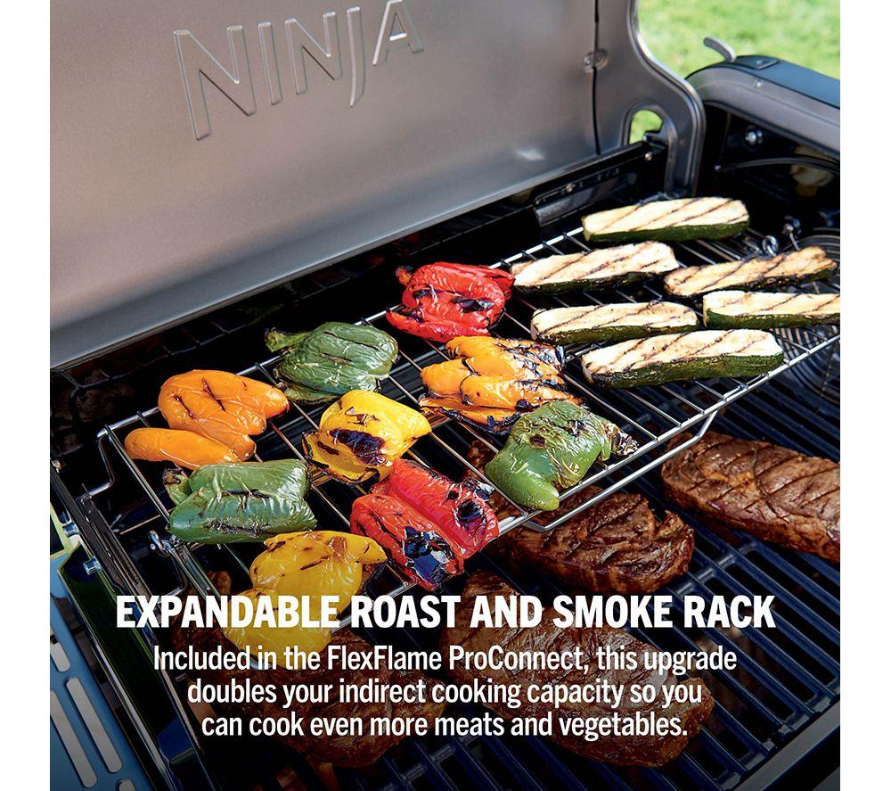 NINJA FlexFlame PG305UK Gas BBQ & Smart Cooking System - Black & Gold image number 12 of 15