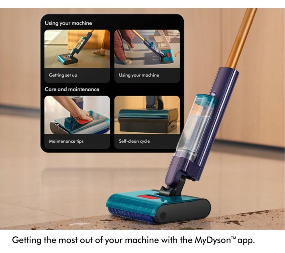 DYSON Clean+Wash Hygiene Cordless Hard Floor Cleaner - Copper & Blue image number 2 of 5