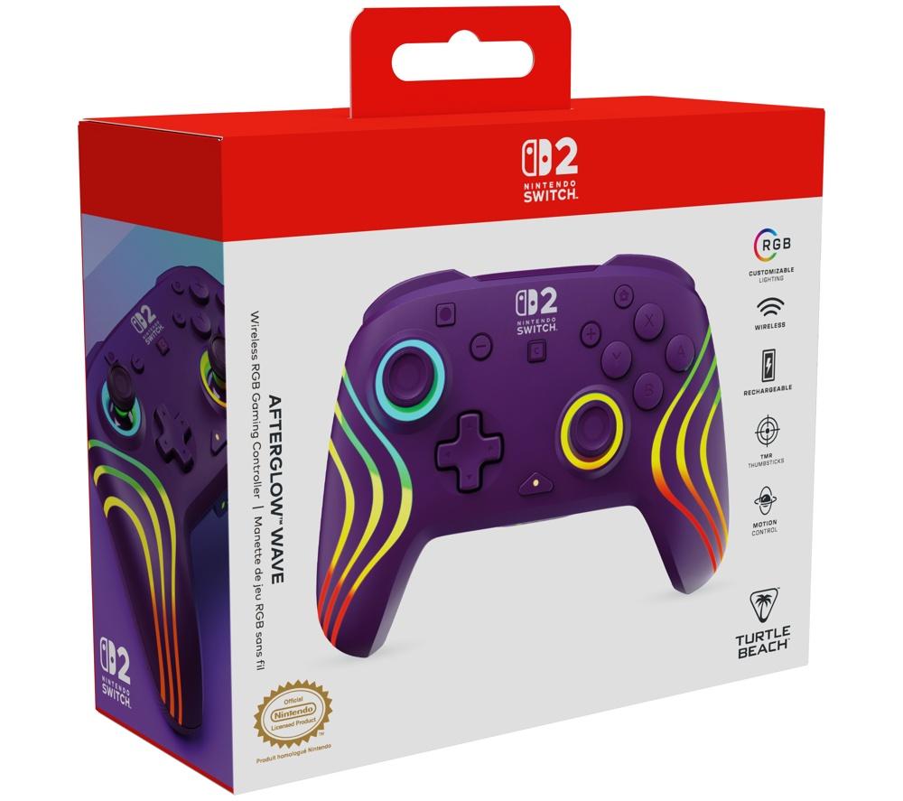 TURTLE BEACH Afterglow Wave Wireless Controller for Nintendo Switch 2 - Purple image number 2 of 16