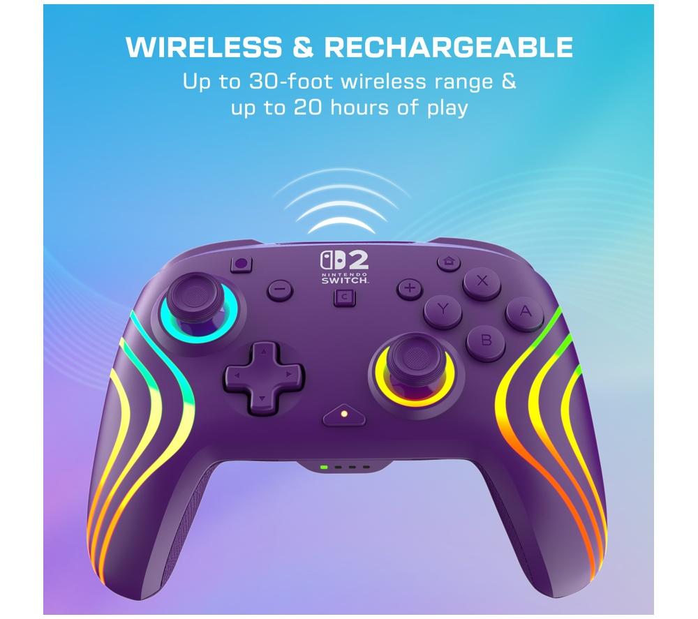 TURTLE BEACH Afterglow Wave Wireless Controller for Nintendo Switch 2 - Purple image number 8 of 16