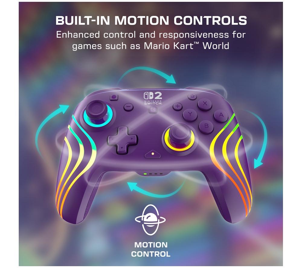 TURTLE BEACH Afterglow Wave Wireless Controller for Nintendo Switch 2 - Purple image number 9 of 16