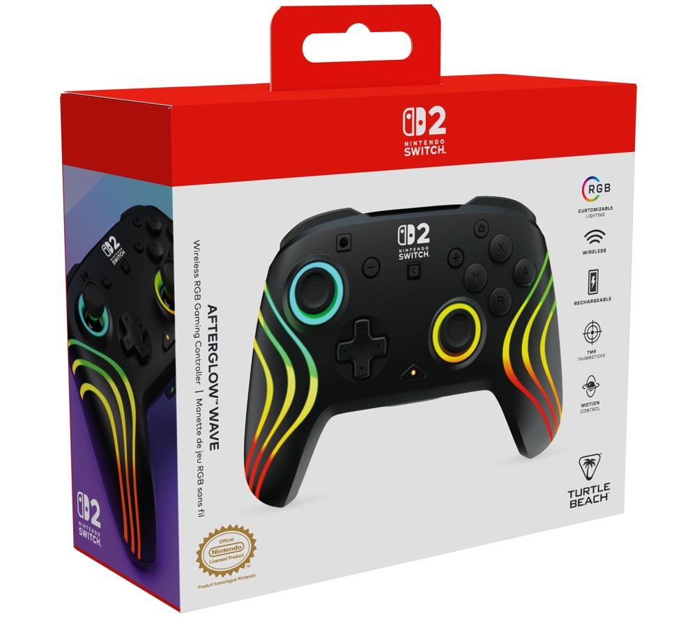 TURTLE BEACH Afterglow Wave Wireless Controller for Nintendo Switch 2 - Black image number 2 of 16