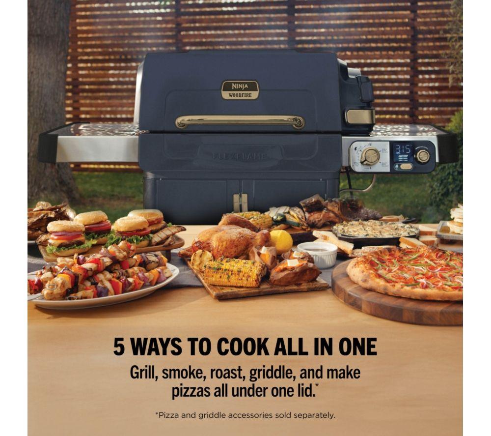 NINJA FlexFlame PG301UKBL Gas BBQ & Outdoor Cooking System - Blue & Gold image number 13 of 13