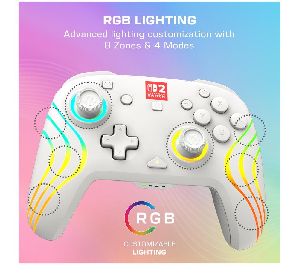 TURTLE BEACH Afterglow Wave Wireless Controller for Nintendo Switch 2 - White image number 5 of 16