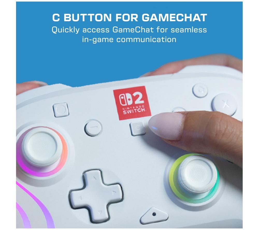 TURTLE BEACH Afterglow Wave Wireless Controller for Nintendo Switch 2 - White image number 6 of 16