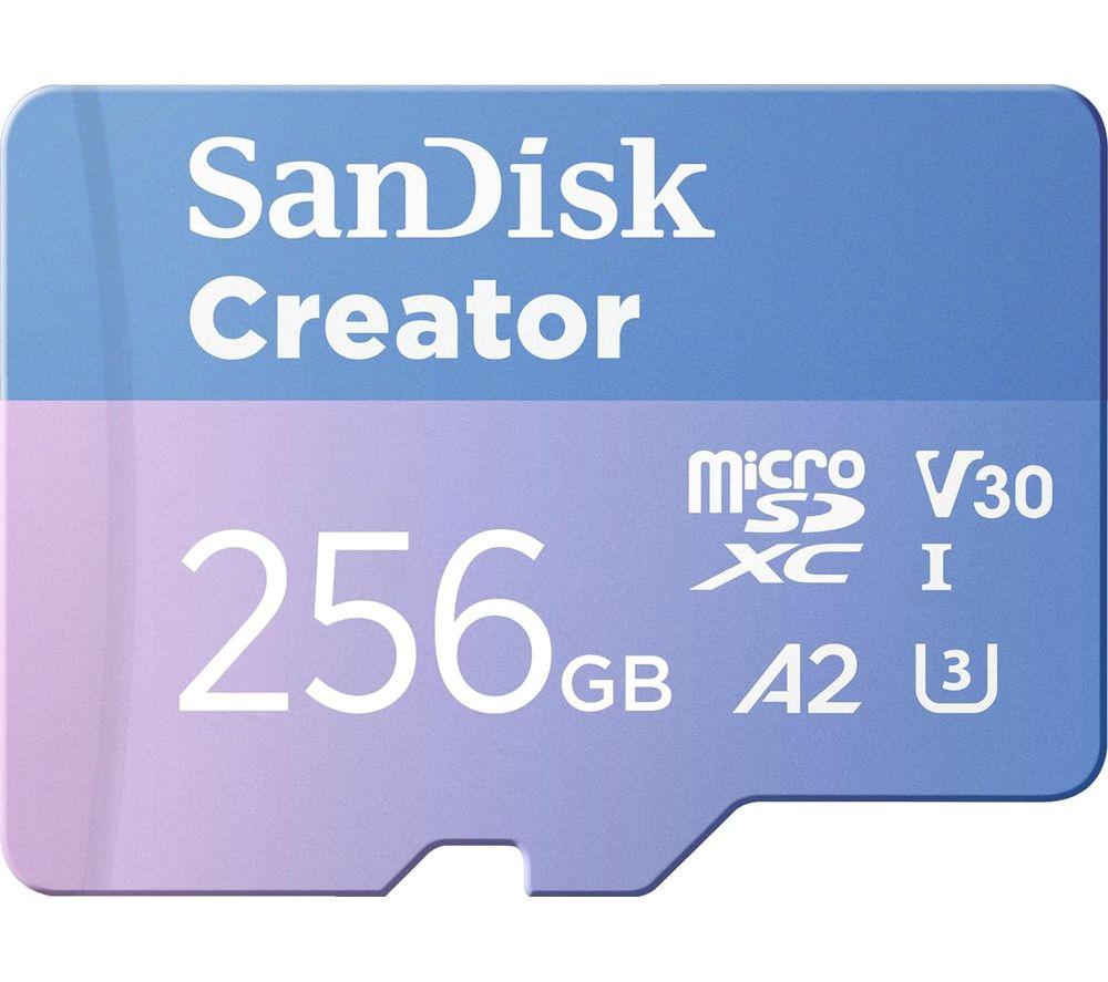 Sandisk Creator Class 10 microSDXC Memory Card - 256 GB