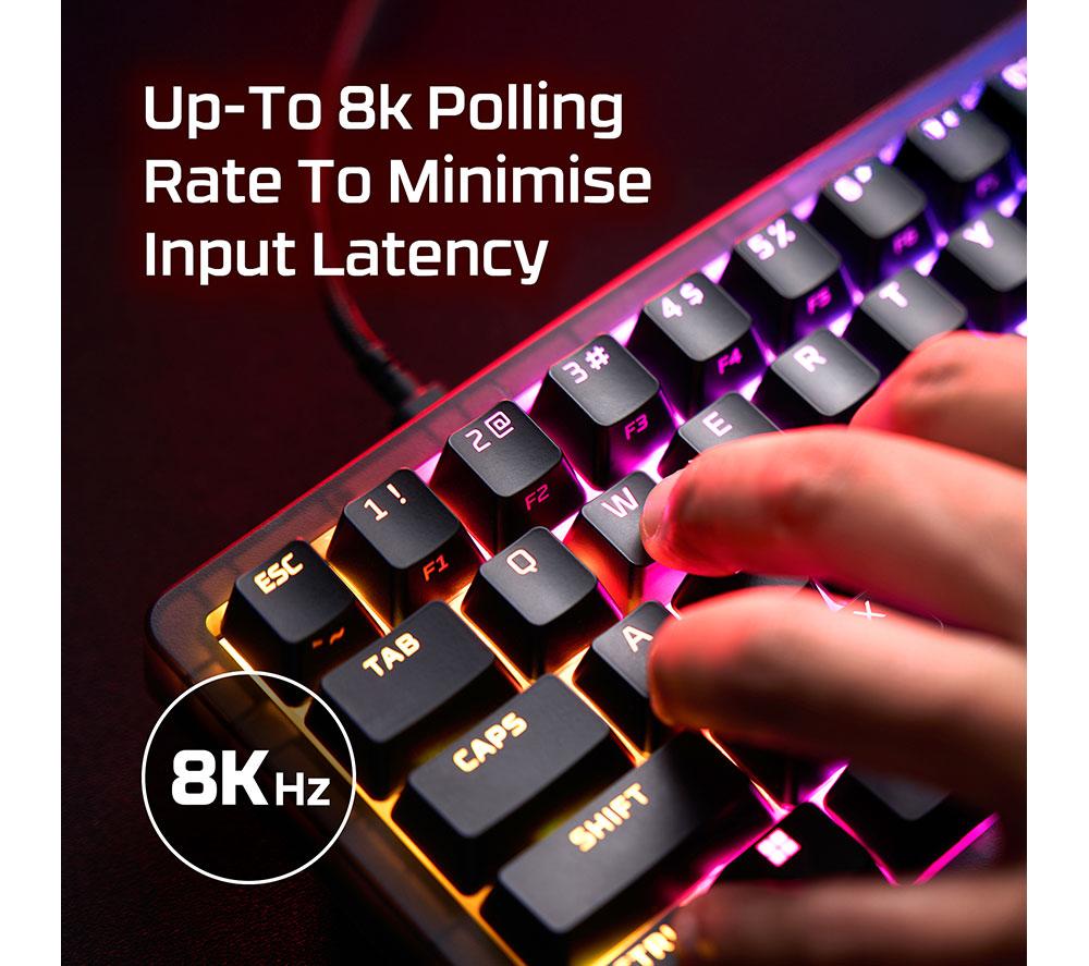 HYPERX Origins 2 65 RGB Mechanical Gaming Keyboard - Black image number 2 of 12