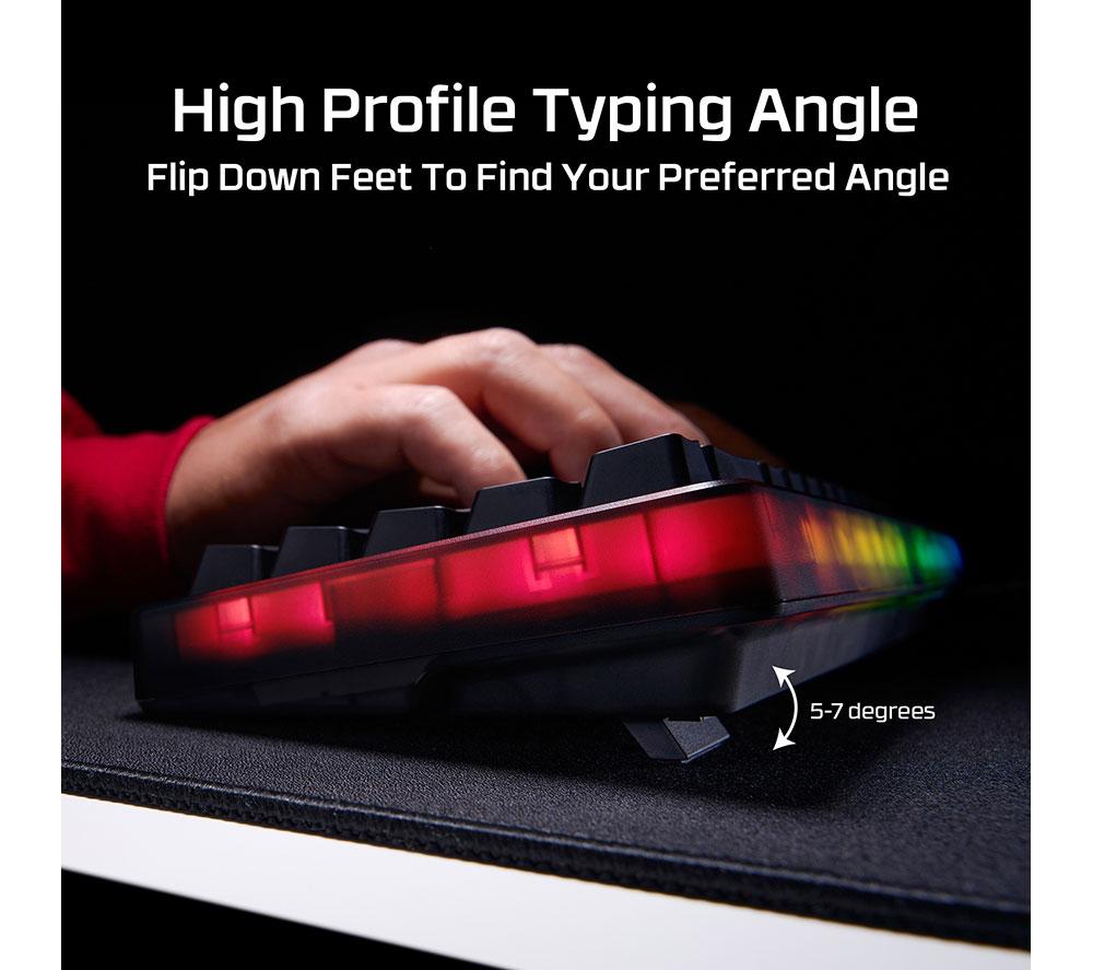 HYPERX Origins 2 65 RGB Mechanical Gaming Keyboard - Black image number 4 of 12