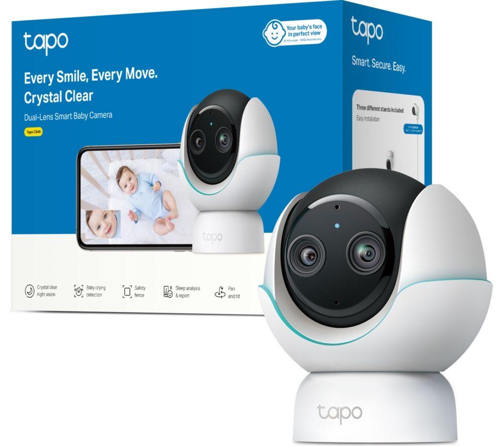 TP-LINK Tapo C840 Dual-Lens Smart Baby Monitoring Camera - Black & White image number 7 of 7
