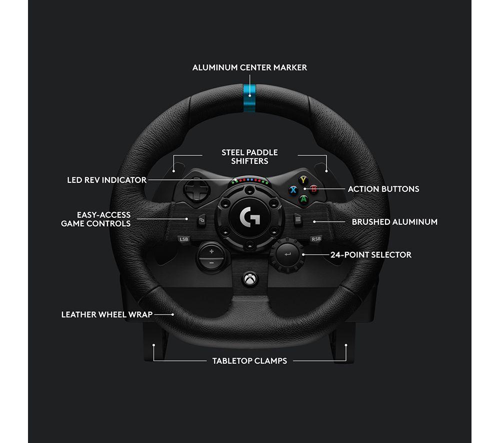 ADX Firebase RS03 Racing Simulation Seat and Logitech G923 Racing Wheel, Pedals & Driving Force Shifter Bundle image number 9 of 9