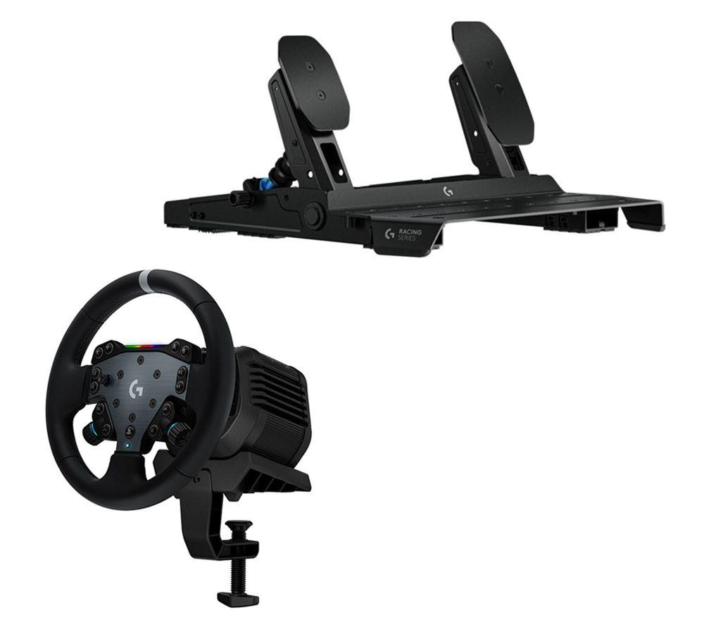 Logitech G Rs50 Racing Wheel For Pc And Xbox & Pedal Set Bundle