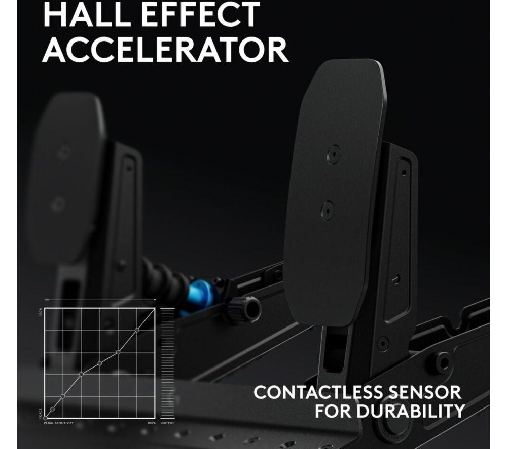 LOGITECH G RS50 Racing Wheel for PC and Xbox & Pedal Set Bundle image number 9 of 10