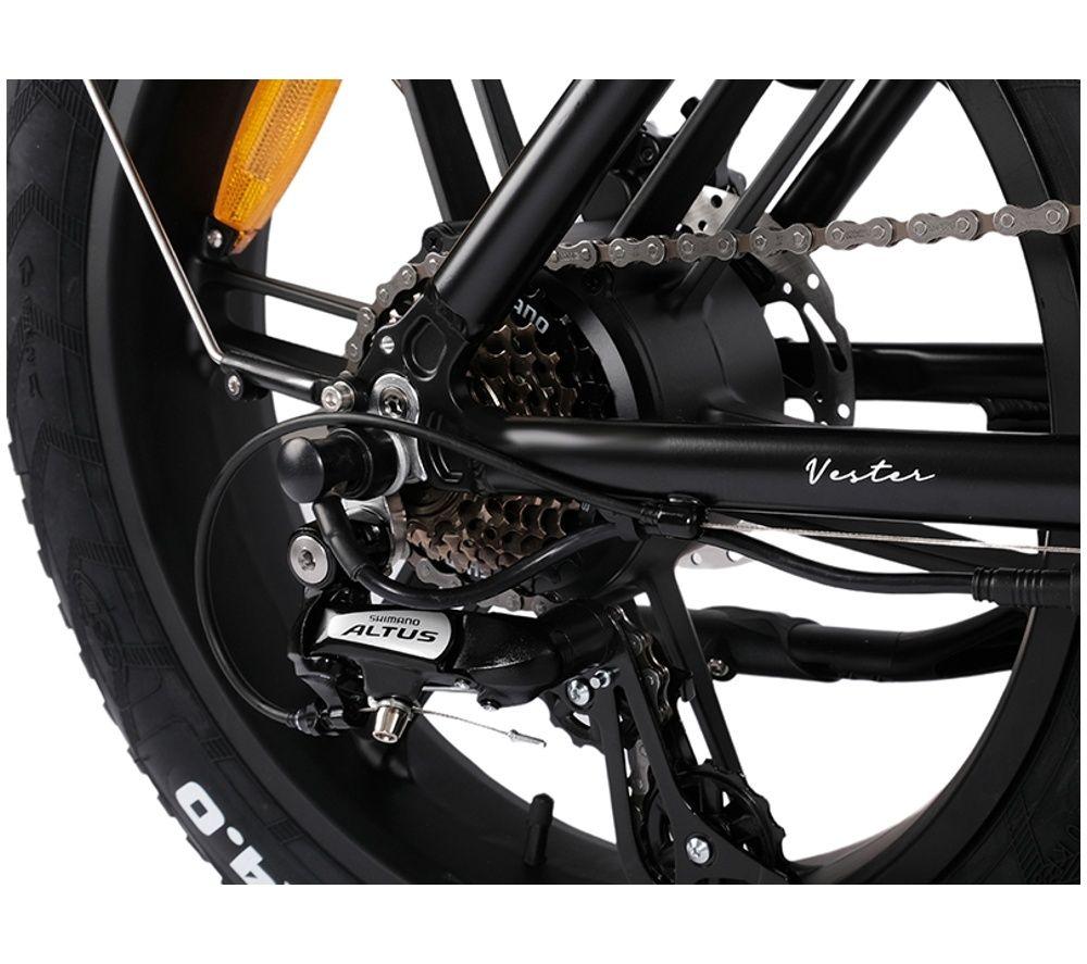 HYGGE Vester HY0315 Electric Folding Bike - Onyx Black image number 6 of 11