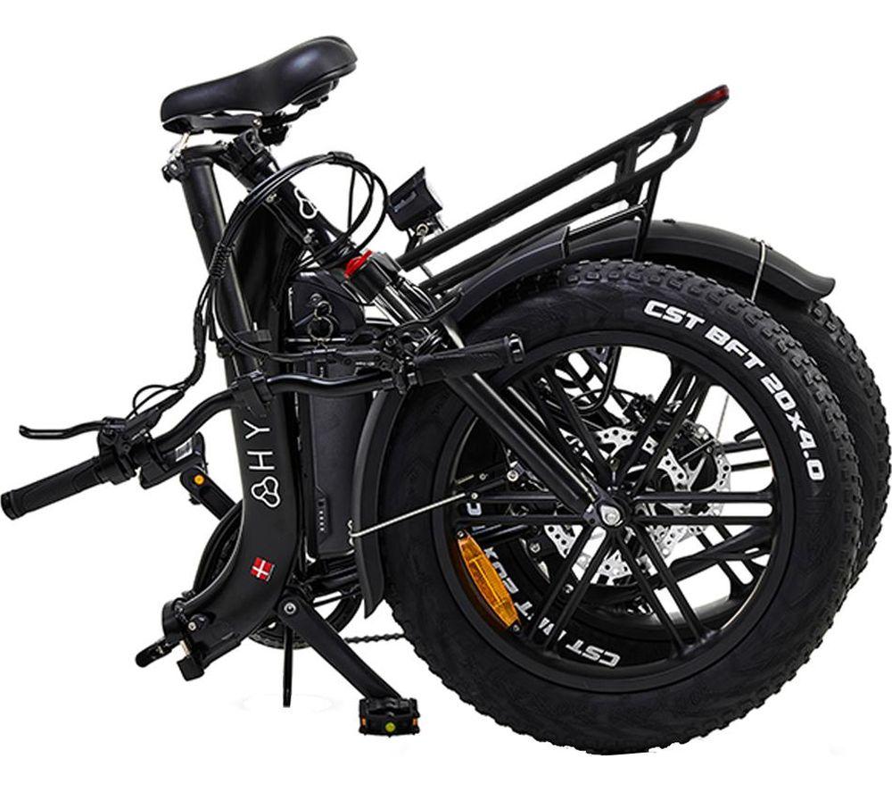 HYGGE Vester Step HY0317 Electric Folding Bike - Black image number 3 of 9